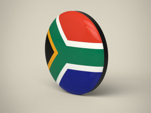 South Africa Badge Model 3D