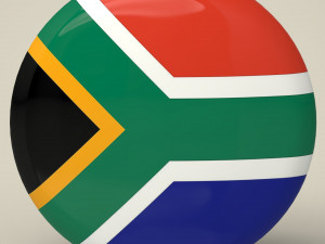 South Africa Badge Model 3D