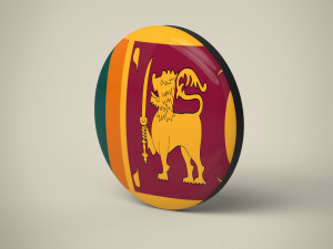 Sri Lanka Badge Modèle 3D