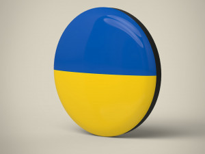 Ukraine Badge Modèle 3D
