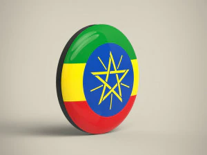 Ethiopia Badge 3D Model