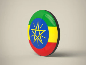 Ethiopia Badge 3D Model
