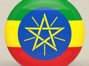 Ethiopia Badge 3D Model