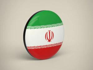 Iran Badge 3D Model