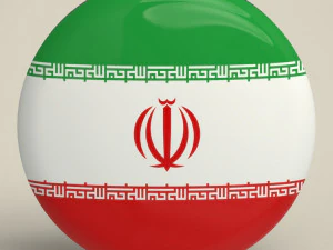 Iran Badge 3D Model