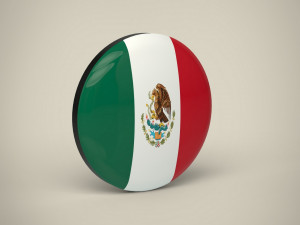 Mexico Badge Modèle 3D