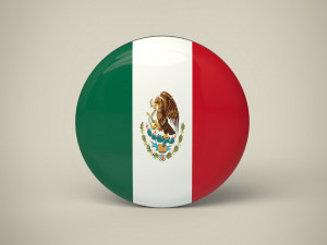 Mexico Badge 3D Модель