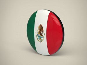 Mexico Badge 3D Модель