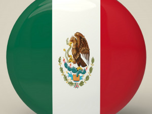 Mexico Badge 3D Модель