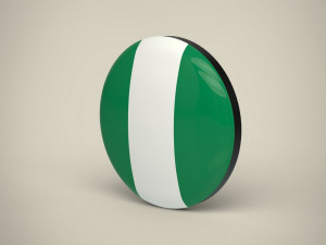Nigeria Badge Modèle 3D