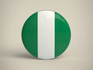 Nigeria Badge 3D Model