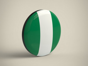 Nigeria Badge Modèle 3D