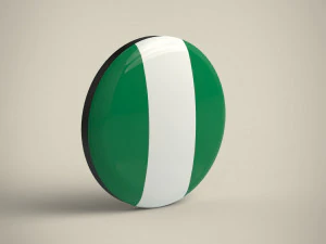 Nigeria Badge 3D Model