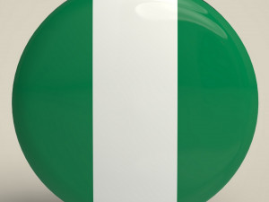 Nigeria Badge Modèle 3D