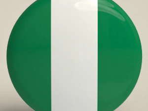 Nigeria Badge 3D Model