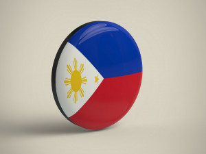 Philippines Badge Modèle 3D