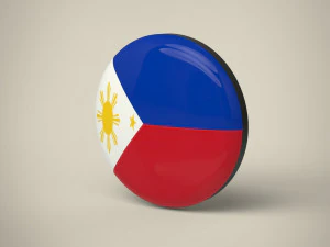 Filippijnse badge 3D Model