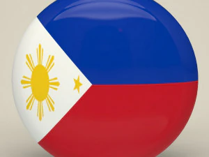 Filippijnse badge 3D Model