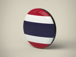 Thailand Badge Modèle 3D