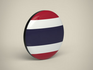 Thailand Badge Modelo 3D
