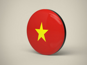 Vietnam Badge Modèle 3D