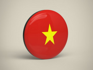 Vietnam Badge 3Dモデル