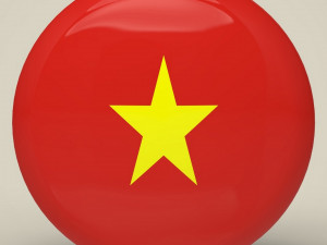 Vietnam Badge 3Dモデル