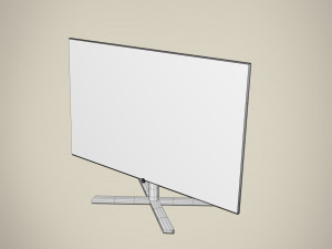 LED TV 3Dモデル