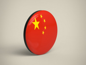 China Badge 3D Model