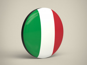 Italy Badge Modèle 3D