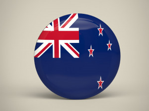 New Zealand Badge Modèle 3D