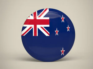 Lencana Selandia Baru Model 3D