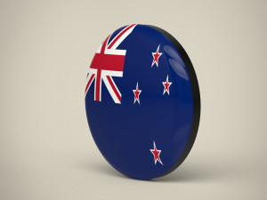 New Zealand Badge Model 3D