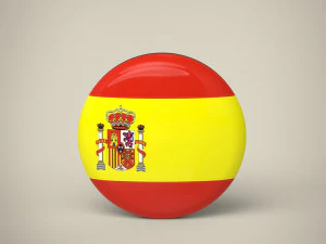 Spain Badge 3D Model