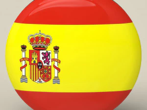 Spain Badge 3D Model