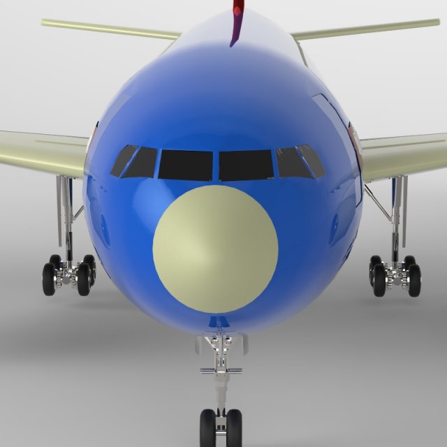 aeroplan 3D मॉडल .c4d .max .obj .3ds .fbx .stl .blend 