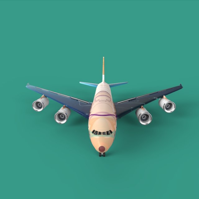 aeroplan Model 3D .c4d .max .obj .3ds .fbx .stl .blend 