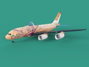 aeroplan Modello 3D