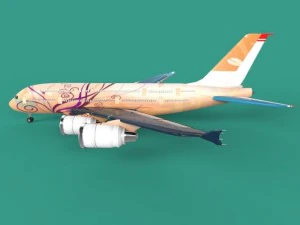aeroplan Modello 3D