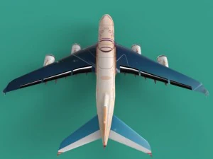 aeroplan Modello 3D