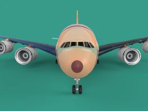 aeroplan Modello 3D