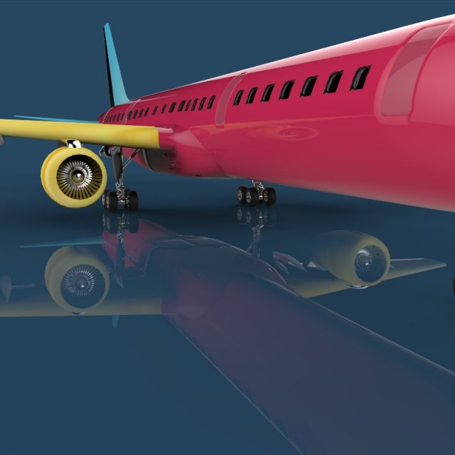 aeroplan 3D Model .c4d .max .obj .3ds .fbx .stl .blend