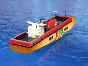 cargo ship Modelo 3D