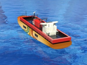 cargo ship 3D Модель