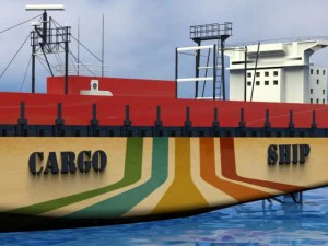 cargo ship 3D Model