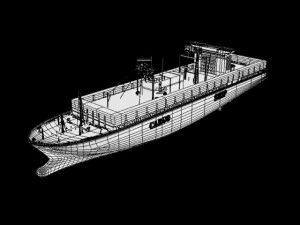 cargo ship 3D Model