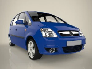 coche familiar Modelo 3D