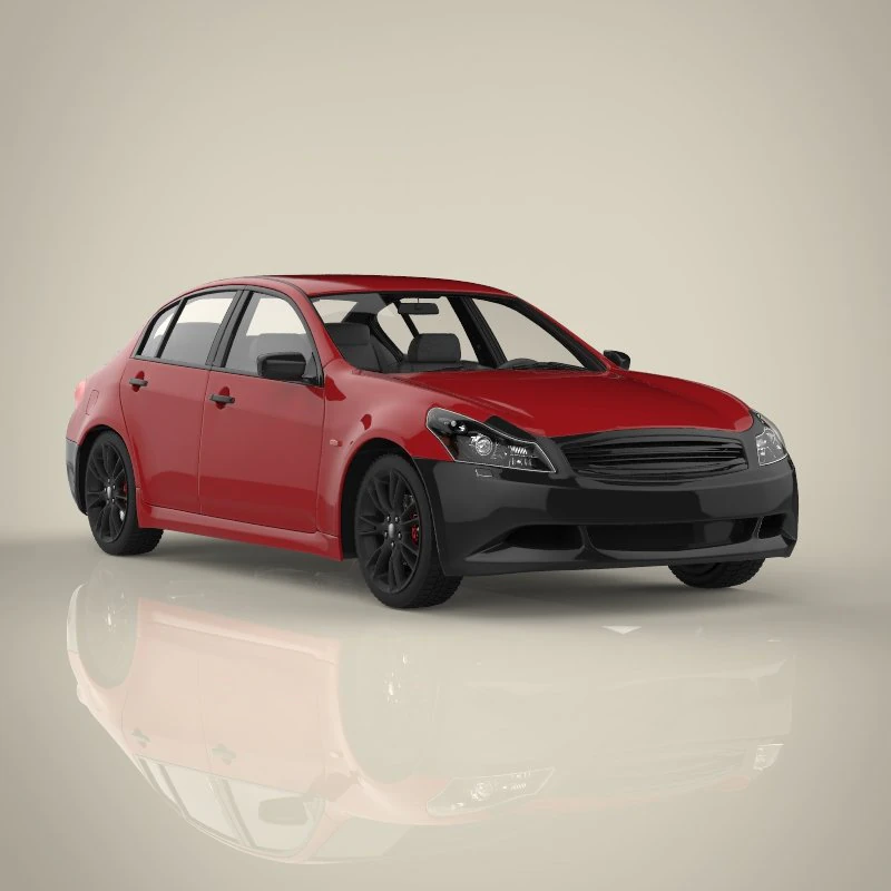 sedan car 3D Model .c4d .max .obj .3ds .fbx .stl .blend 