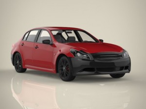 sedan car 3D Модель