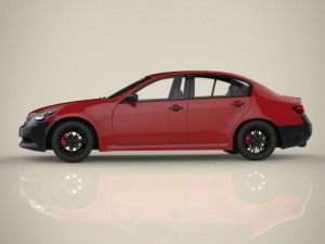 sedan car Modèle 3D